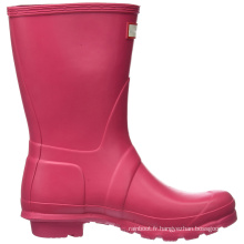 Bottes de pluie en gros Bottes de pluie gardent des bottes de pluie chaudes femmes